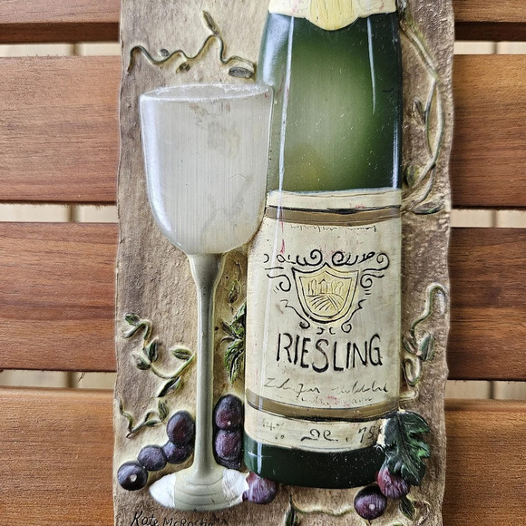 Kate McRostie 3D Riesling Wine Wall Decor - Picture 3 of 5